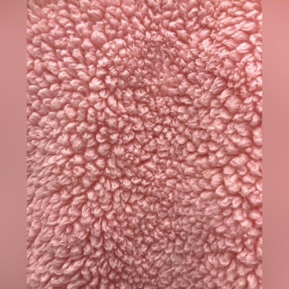 Girl's Nike Fluffy Fuzzy Fleece Pink Zip Jacket Hoodie - Size XL Adult M - Picture 2 of 10